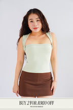Nova Halter Top in Green