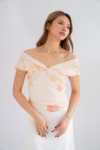 Peony Dream Floral Off Shoulder Top