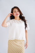 (BACKORDER) Elsinne 2 Piece Sheer Top in White