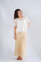 (BACKORDER) Elsinne 2 Piece Sheer Top in White