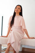Camille Cape Dress Set by Bash in Pink