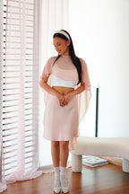 Camille Cape Dress Set by Bash in Pink