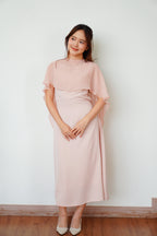 Camille Cape Dress Set by Bash in Pink