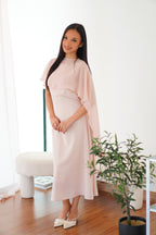 Camille Cape Dress Set by Bash in Pink