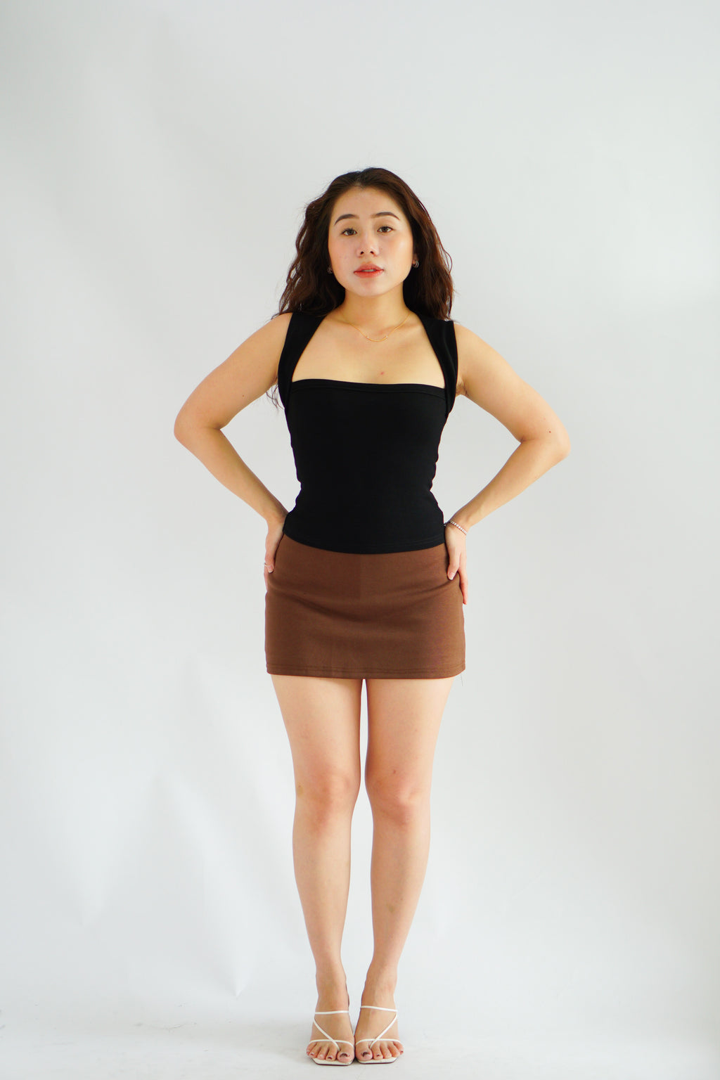 Nova Halter Top in Black