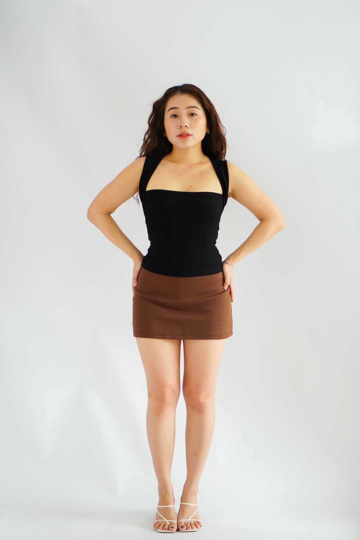 Nova Halter Top in Black
