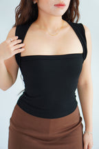 Nova Halter Top in Black