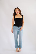 Nova Halter Top in Black