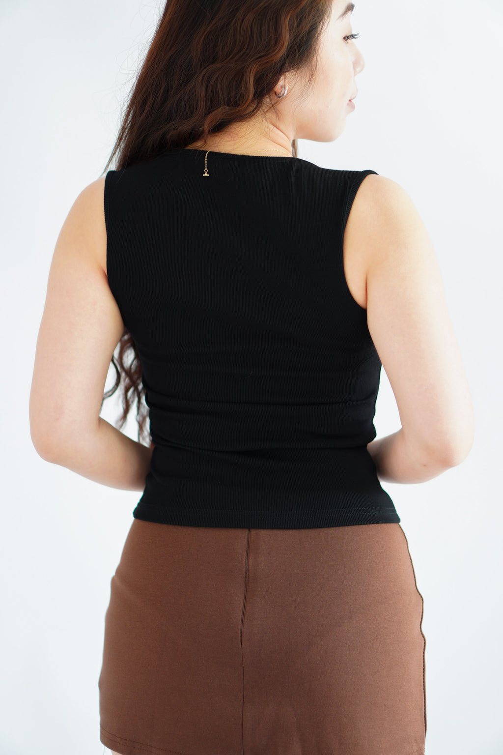Nova Halter Top in Black