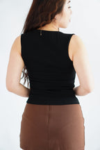 Nova Halter Top in Black