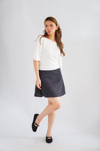 (BACKORDER) Micienne Ruched Tie Waist Flare Sleeves Top in White