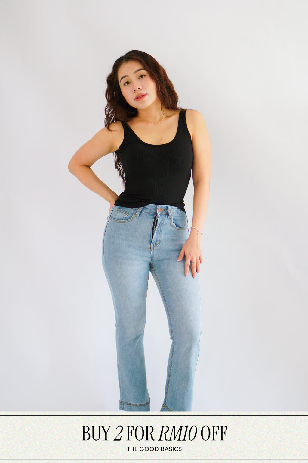 Raye Padded Scoop Neck Camisole Top in Black