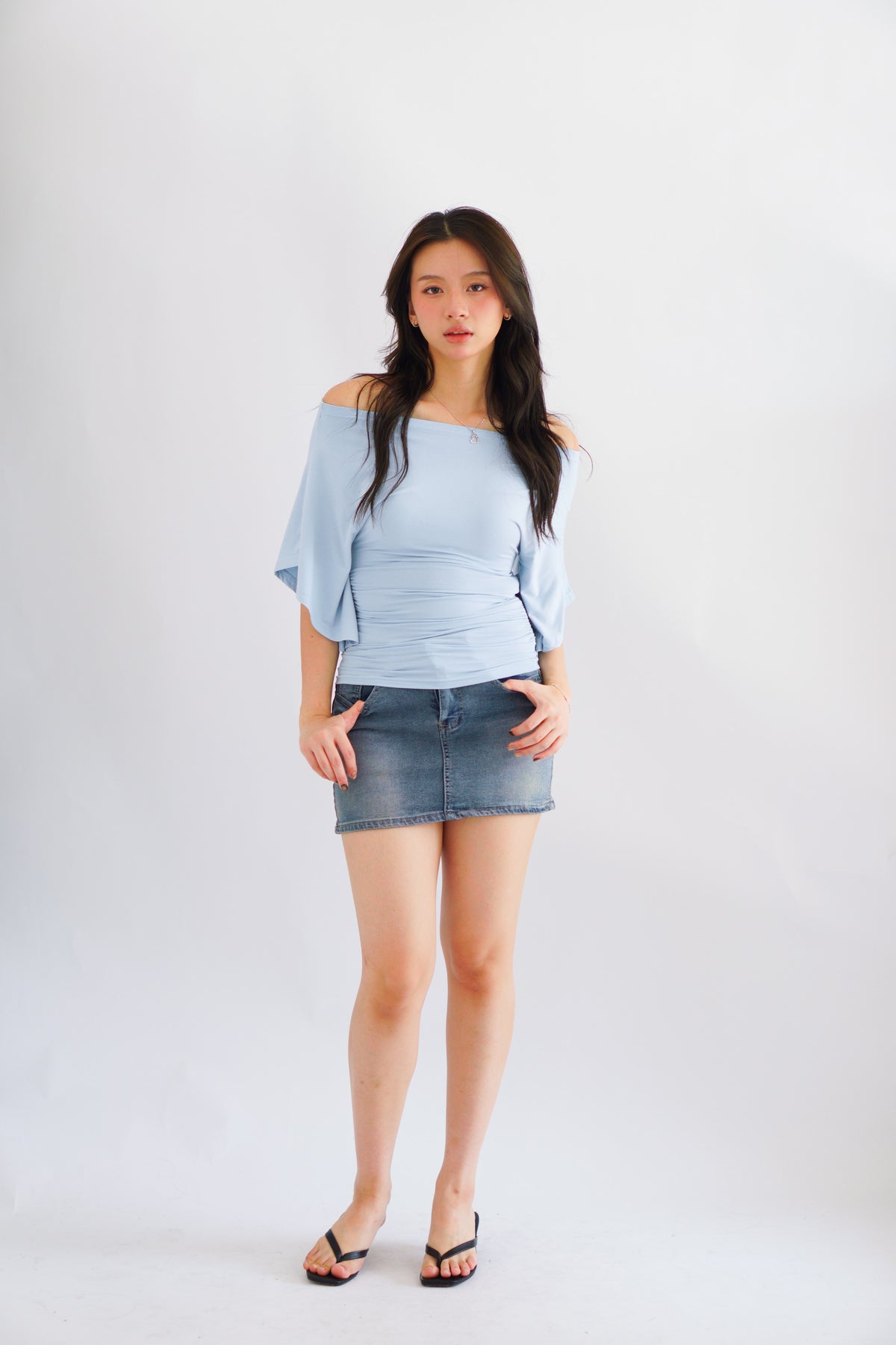 Rei Mini Denim Skirt