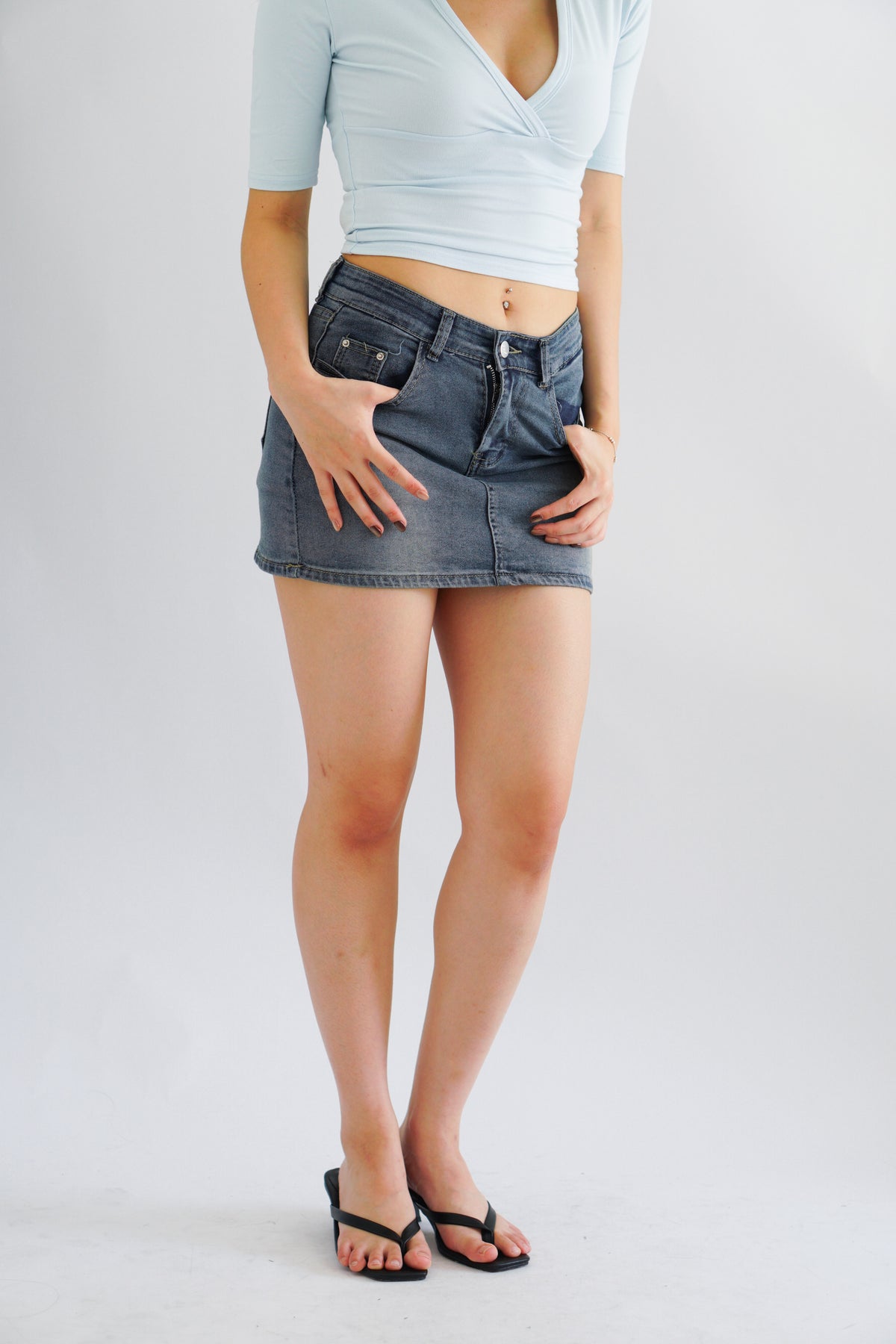 Rei Mini Denim Skirt