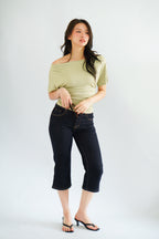 Silvia Toga Ruched Top in Green