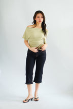 Silvia Toga Ruched Top in Green