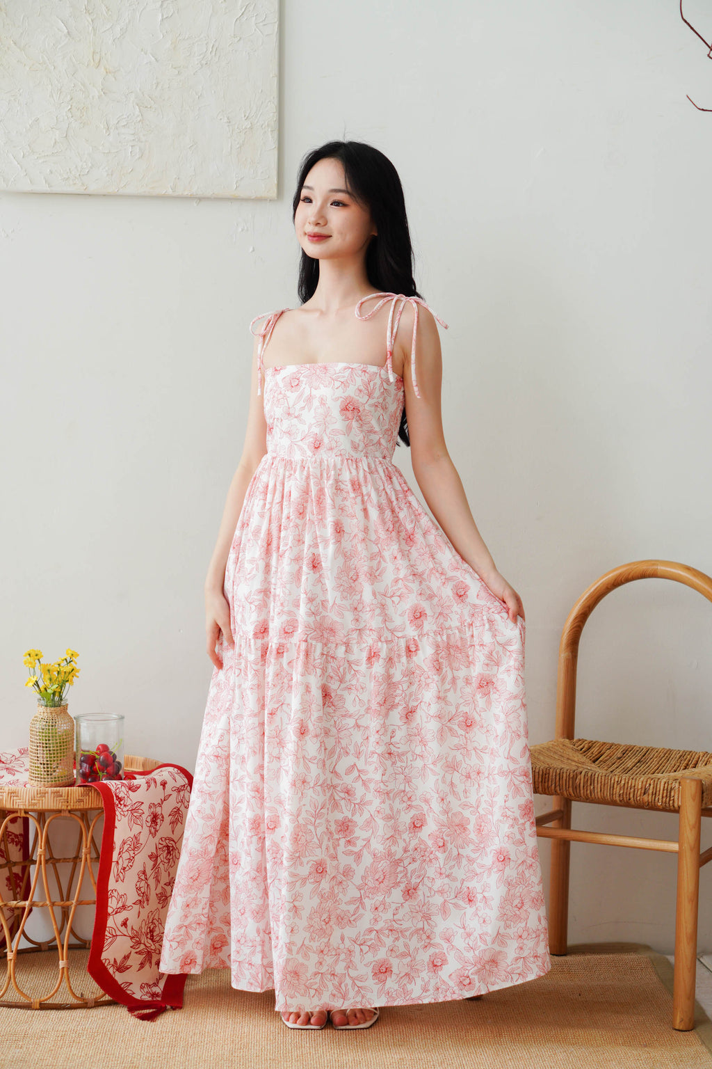 Sol Floral Maxi Dress by Bash in Amber Floral Print