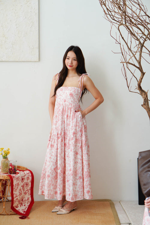 Sol Floral Maxi Dress by Bash in Amber Floral Print
