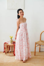 Sol Floral Maxi Dress by Bash in Amber Floral Print