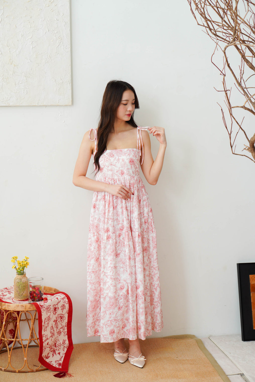Sol Floral Maxi Dress by Bash in Amber Floral Print