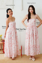 Sol Floral Maxi Dress by Bash in Amber Floral Print