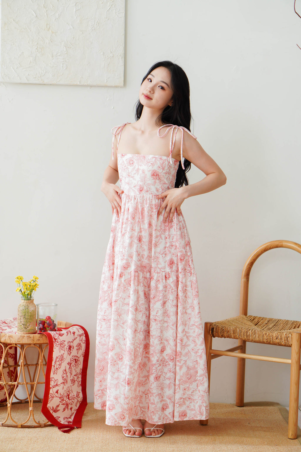 Sol Floral Maxi Dress by Bash in Amber Floral Print