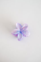 Caicos Flower Clip in Purple