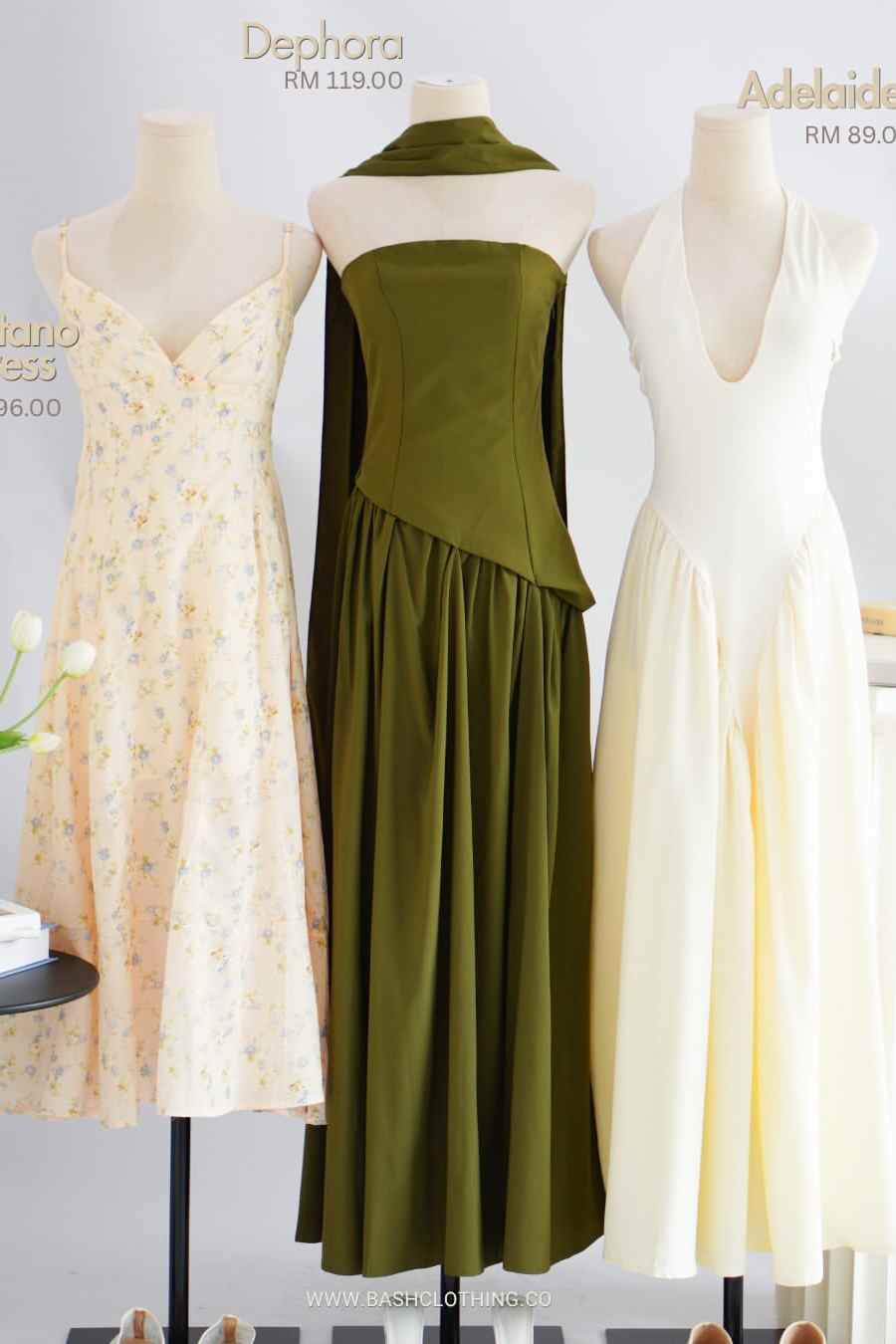 Positano Dress + Dephora Dress + Adelaide Dress - As Seen On Bash
