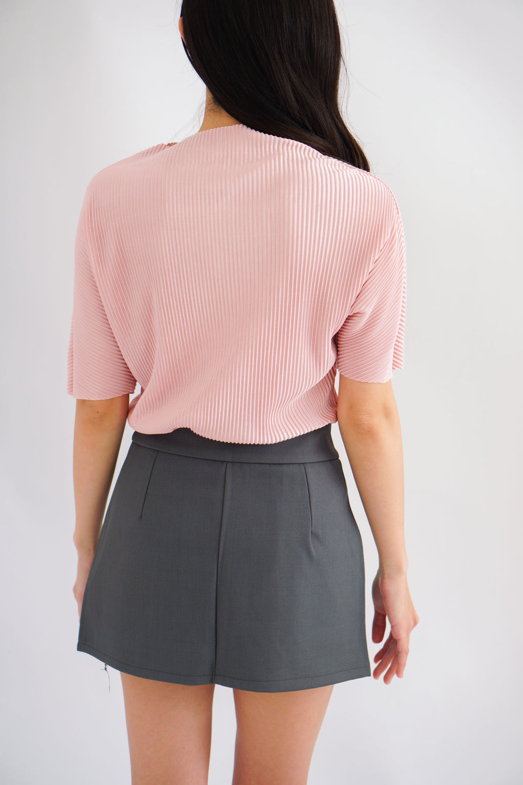 Ingrid Mini Skirt in Grey