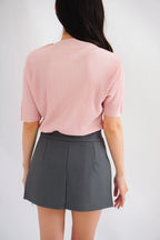 Ingrid Mini Skirt in Grey