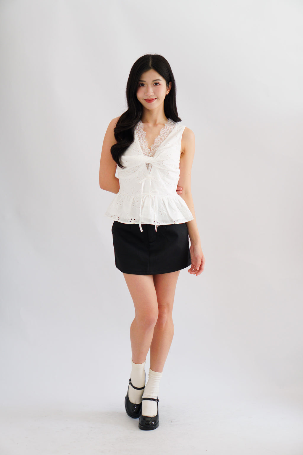 Ingrid Mini Skirt in Black