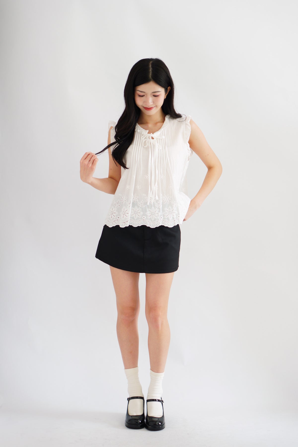 Ingrid Mini Skirt in Black