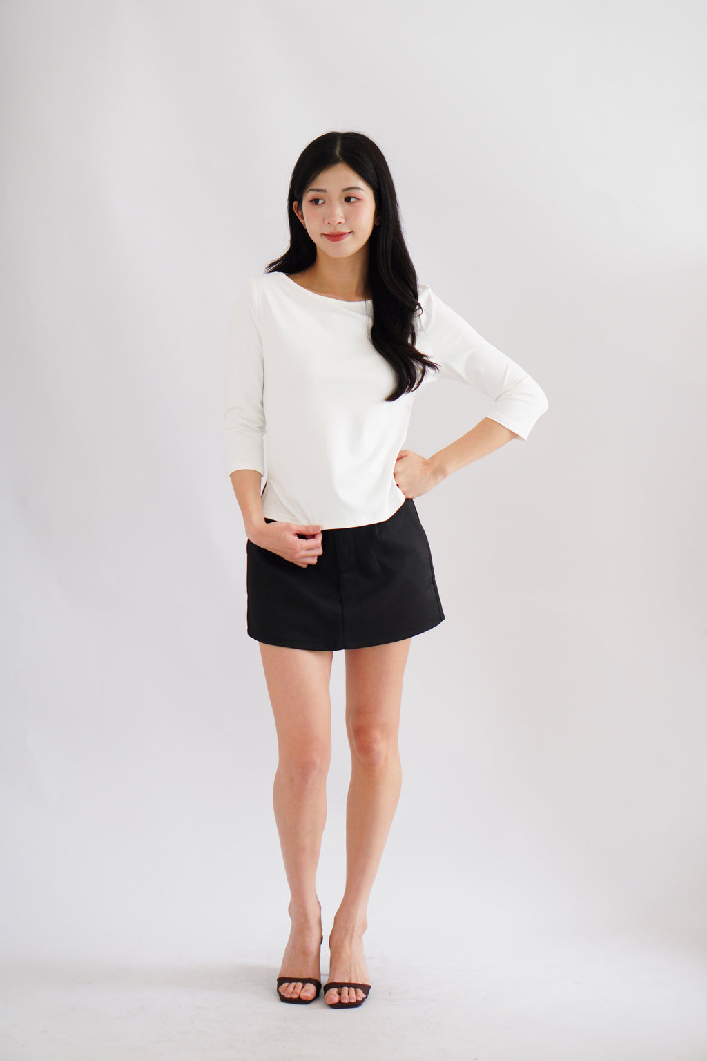 Ingrid Mini Skirt in Black