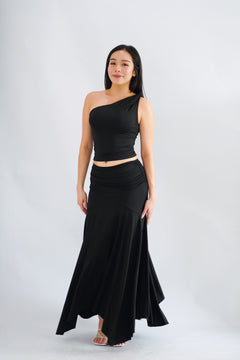 Renice Toga 2 Piece Skirt Set in Black