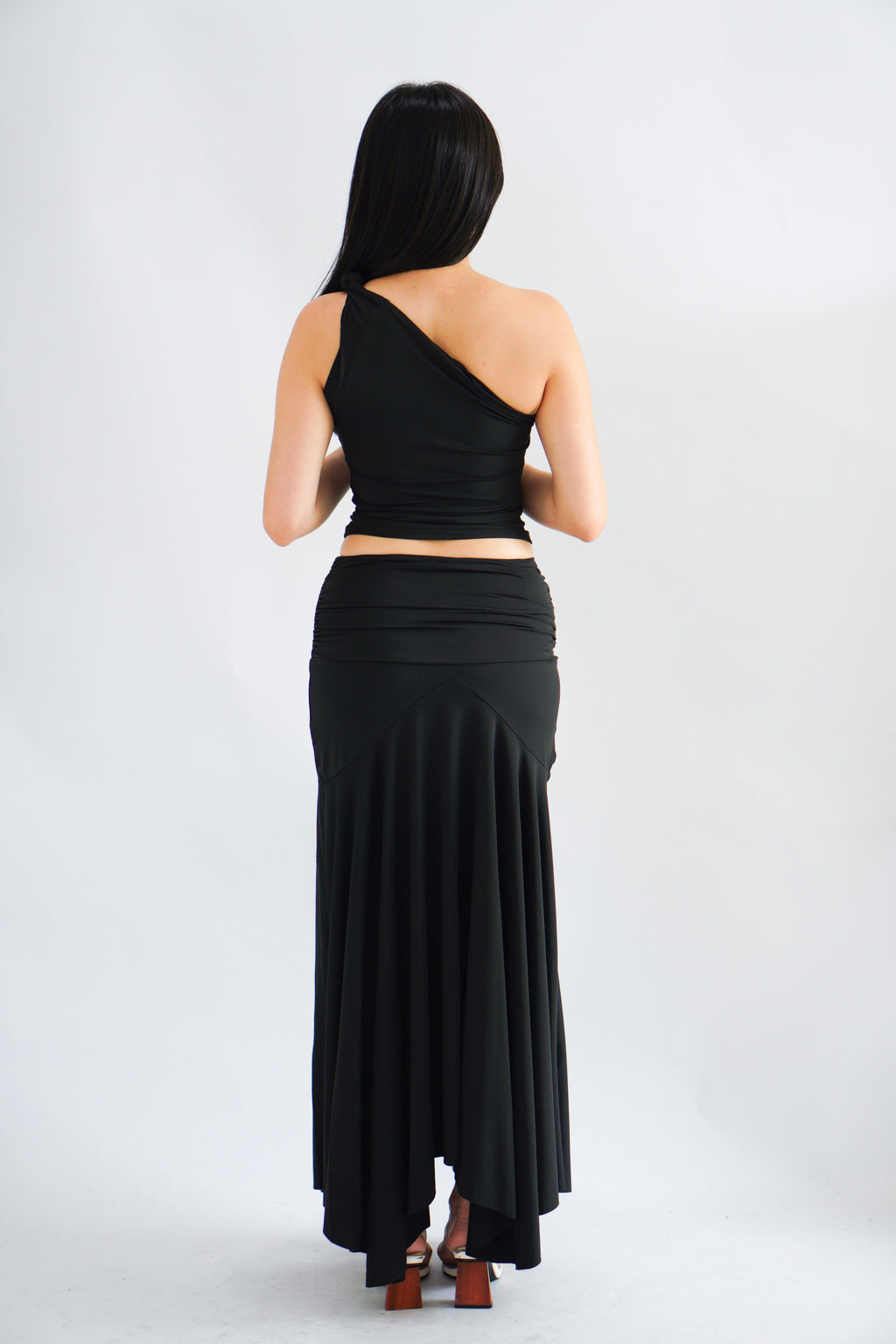 Renice Toga 2 Piece Skirt Set in Black
