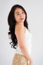 Esme Basic V Neck Camisole Top in White