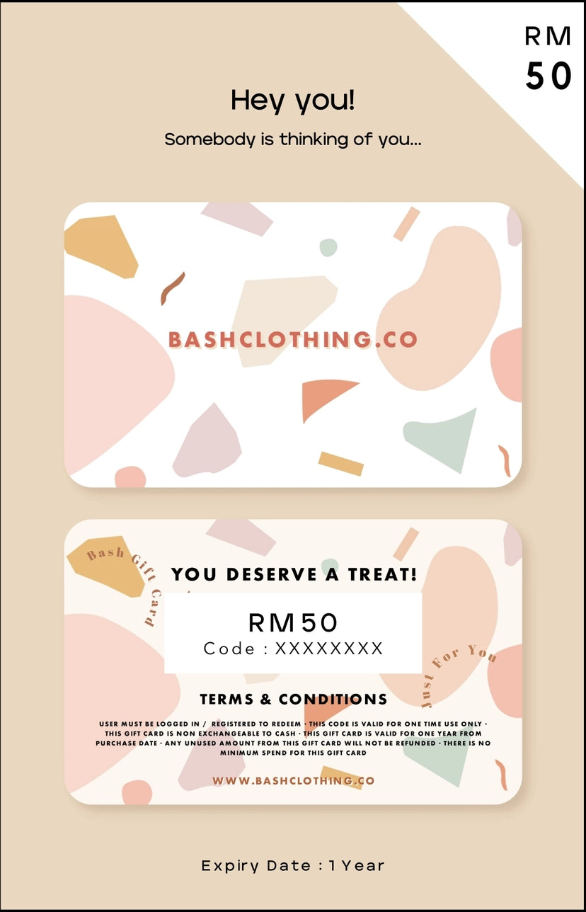 Bash E-Gift Card