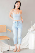 Myla Padded Camisole Top in Blue