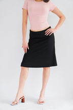 Porsi Midi Skirt in Black